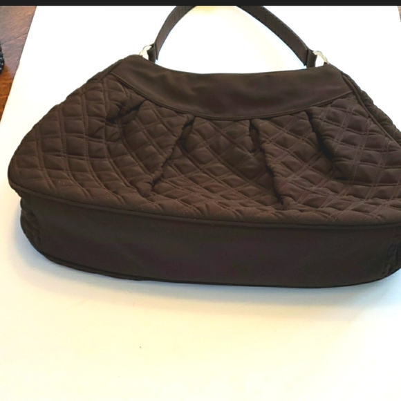 VERA BRADLEY Quilted Dark Brown Bag - Picture 7 of 8